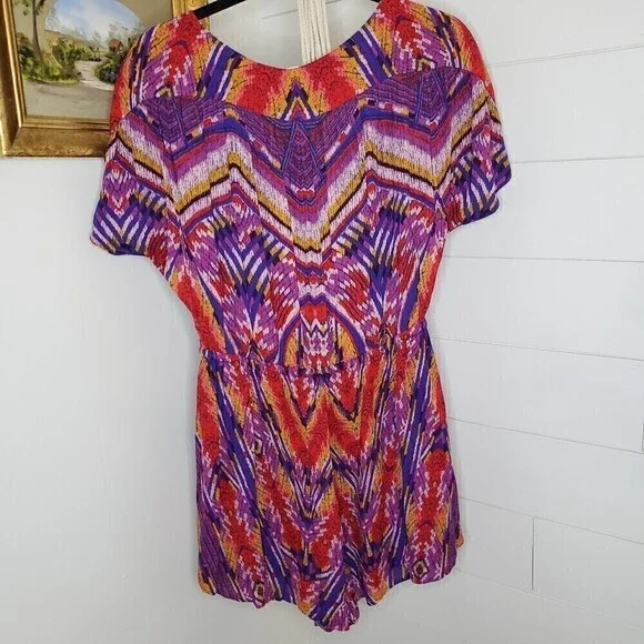 Free People Dream All Night Romper Lilac Small - Picture 5 of 9